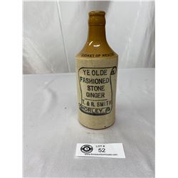 Vintage Antique Ginger Beer Bottle T. & R. Smith Chorley, Nice Shape