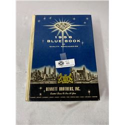 1956 Hardcover Blue Book Of Quality Merchandise, Bennett Brothers Incorporated, Great Graphics