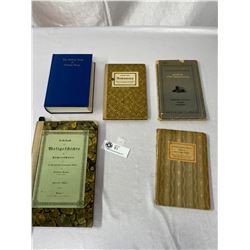 Nice Lot Of Vintage/Antique German Hardcover Books, Novels