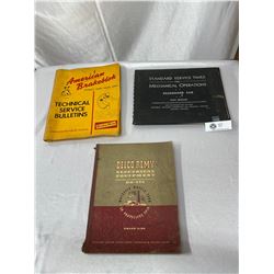 Nice Lot Of 3 Vintage Automotive Manuals