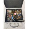 Image 2 : Case Of Collectible World Coins, Canadian Pennies, Watches, Pins, Etc.
