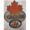 Image 2 : Vintage CAA Canadian Automobile Association Badge, Metal, Good Condition