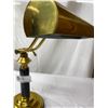 Image 2 : Nice Brass And Marble Vintage Desk Lamp