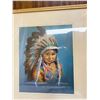 Image 2 : 2 Native Indian Child Framed Prints By Dorothy Oxborough, 12.5"W x 14.5"L