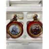 Image 2 : Set Of 8 Norman Rockwell's Christmas Classics Heirloom Porcelain Ornament Collection, Comes With Cer