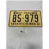 Image 1 : 1951 Saskatchewan License Plate, Excellent Shape
