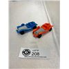 Image 1 : 2 Vintage Plastic Roadster Cars