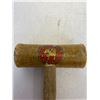 Image 2 : 1920's Bulldog Brand Tobacco Mini Mallet, 9"