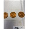Image 2 : 5 1967 One Penny British Coins, Very Clean