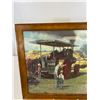 Image 2 : Vintage Medcalf Case Tractor Art Print, 17"W x 14"T
