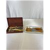 Image 1 : Vintage Bar Set W/Original Box And Set Of Steak Knives