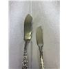 Image 2 : 2 Vintage Sterling Butter Knives