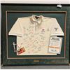 Image 1 : 2000 Air Canada Golf Championship Framed Signed T-Shirt By The Players, No Glass On Frame, 46"x41" (