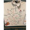 Image 2 : 2000 Air Canada Golf Championship Framed Signed T-Shirt By The Players, No Glass On Frame, 46"x41" (