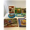 Image 2 : Lot Of Vintage Jigsaw Puzzles, Map Of The World, London, Artist, Etc, As Found
