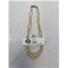 Image 2 : Double Strand 50's Faux Pearl Necklace