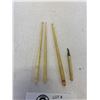 Image 2 : 4 Pcs Antique Bone Sewing/Crochet Hooks, Late 1800's