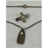 Image 3 : Sterling Necklace and Sterling Cross