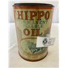 Image 2 : Vintage Hippo Full Oil Tin