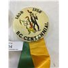 Image 2 : 1958 BC. Centennial Pin (Large Plus Small)