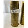 Image 2 : WW1 Hard To Find, German Artillery Shells Made In To Trench Art, Shells 1913 And 1918