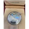 Image 2 : 2004 Royal Canadian Mint $20 Silver Coin, Aurora Borealis, 1 Troy Ounce Of Silver