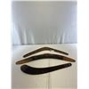 Image 1 : 2 Australian Aboriginal Boomerangs And 1 Early Hunting Boomerang (Heavy)