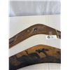 Image 4 : 2 Australian Aboriginal Boomerangs And 1 Early Hunting Boomerang (Heavy)