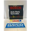 Image 1 : 3 Assorted Shop Signs, Bosch, Graco And Dayco