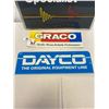 Image 2 : 3 Assorted Shop Signs, Bosch, Graco And Dayco