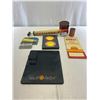 Image 1 : Lot Of Assorted Shell Items, Stickers, Lighter, Map, Etc.