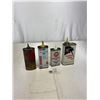 Image 1 : 4 Oil Tins, Gulf, Panef, Triple X And Royal