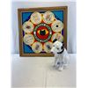Image 1 : Nice RCA Victor Ceramic Dog Plus Nice Graphics Michigan Rummy Board