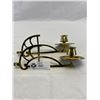 Image 1 : 2 Vintage Brass Candle Holders