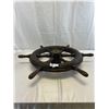 Image 1 : Nice Vintage Wooden Ships Wheel In Very Good Condition, 30" Diameter