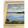 Image 2 : Nice 21"x18" Signed Painting Of Lake Memphremagog In Quebec