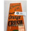 Image 2 : Very Nice Porcelain Orange Crush Reproduction Palm Press, Nice Graphics