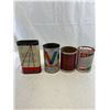 Image 4 : Nice Lot Of 4 Vintage Oil Tins