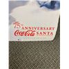 Image 2 : 36"x48" 75th Anniversary Coca-Cola Santa Stand Up Display, LOCAL PICK UP ONLY