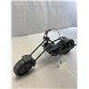 Image 2 : Beautiful Harley Motorcycle Scrap Metal Art Sculpture, 13"L