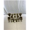 Image 1 : Very Nice Lot Of Silver Plated Goblets, Wine Glasses, Etc.