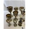 Image 2 : Very Nice Lot Of Silver Plated Goblets, Wine Glasses, Etc.