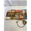 Image 2 : Lot Of Vintage Popular Mechanics Magazines And Old Large Brass Skeleton Key