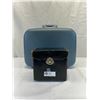 Image 1 : Vintage Blue Jet Liner Suitcase And Old 8-Track Leather Carrying Case