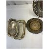 Image 2 : Nice Vintage Silver Plated Lot Of Various Dishes