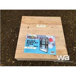 GLASS DISPLAY CASE WITH LED LIGHTS