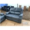 Image 2 : GREY RECLINING SOFA, LOVE SEAT, & CHAIR