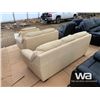 Image 4 : (UNUSED) 3 PIECE LEATHER SOFA, LOVE SEAT & CHAIR