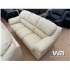 Image 5 : (UNUSED) 3 PIECE LEATHER SOFA, LOVE SEAT & CHAIR