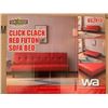 Image 1 : CLICK CLACK RED FUTON SOFA BED